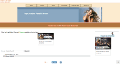 Desktop Screenshot of mycreativefansite.com